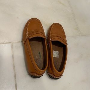 Polo size 1 tan leather loafers. Super comfy